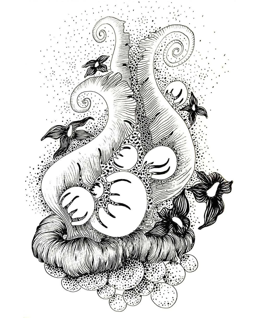 #Bloomproject — illustration végétale imaginaire