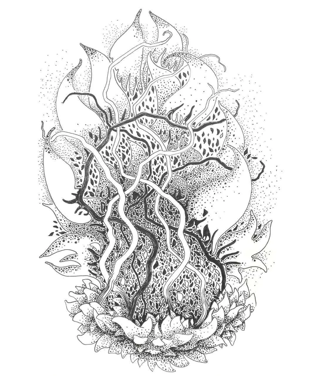 #Bloomproject — illustration végétale imaginaire