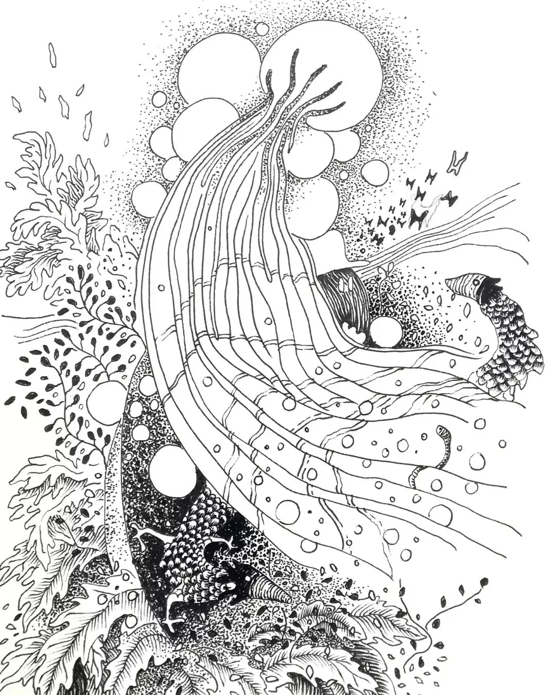 #Bloomproject — illustration végétale imaginaire
