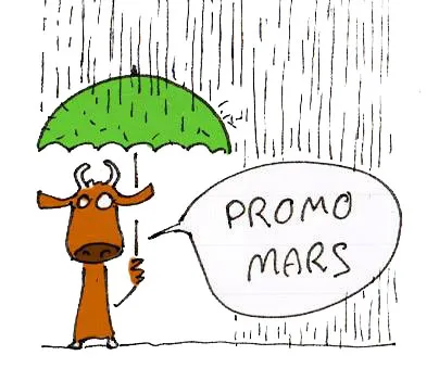 Illustration mascotte chèvre — mars