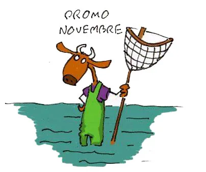 Illustration mascotte chèvre — novembre