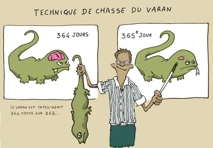 Dessin de presse humoristique, situation vécue par un employé